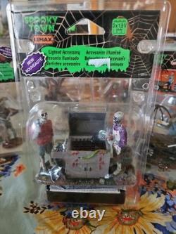 Lemax Spooky Town Lot Of 10 Halloween Figures Etc In Original Packs Mix Lot Read