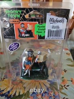 Lemax Spooky Town Lot Of 10 Halloween Figures Etc In Original Packs Mix Lot Read