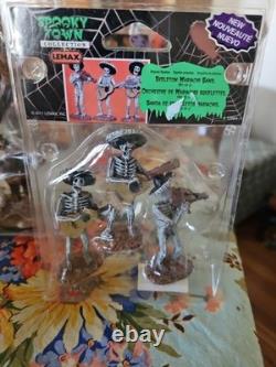 Lemax Spooky Town Lot Of 10 Halloween Figures Etc In Original Packs Mix Lot Read