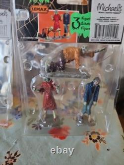 Lemax Spooky Town Lot Of 10 Halloween Figures Etc In Original Packs Mix Lot Read