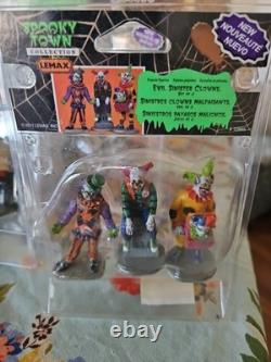 Lemax Spooky Town Lot Of 10 Halloween Figures Etc In Original Packs Mix Lot Read