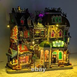 Lemax Spooky Town Monsters on Main Street Facade Halloween Village Collectible