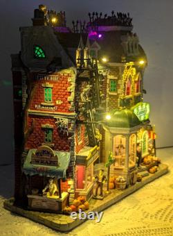 Lemax Spooky Town Monsters on Main Street Facade Halloween Village Collectible