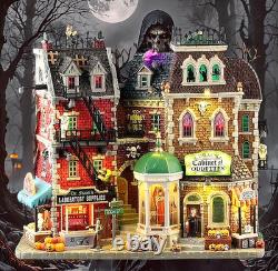 Lemax Spooky Town Monsters on Main Street Facade Halloween Village Collectible