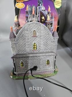 Lemax Spooky Town Mortis Theater Lighted & Animated Building Tested! See Video
