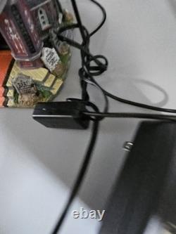 Lemax Spooky Town Mortis Theater Lighted & Animated Building Tested! See Video