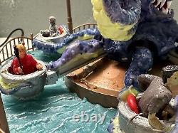 Lemax Spooky Town Oct-O-Squeeze Giant Squid Carnival Ride AS IS Read Description