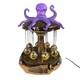 Lemax Spooky Town Octo-Swing Animated Carnival Ride Box & Adapter Lights Sound
