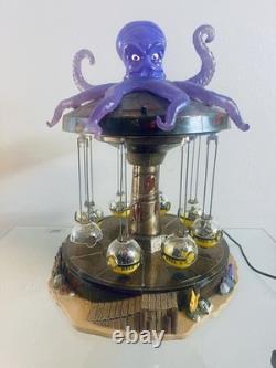 Lemax Spooky Town Octo-Swing Halloween Carnival Ride Village Retired 2011 AS IS Lemax Spooky Town Octo-Swing Halloween Carnival Ride Village Retired 2011 AS IS