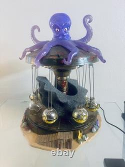 Lemax Spooky Town Octo-Swing Halloween Carnival Ride Village Retired 2011 AS IS