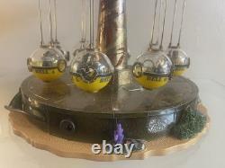 Lemax Spooky Town Octo-Swing Halloween Carnival Ride Village Retired 2011 AS IS