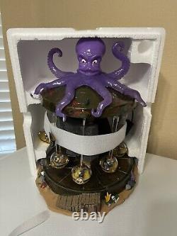 Lemax Spooky Town Octo-Swing Lights & Sound Carnival Ride 14379 Working