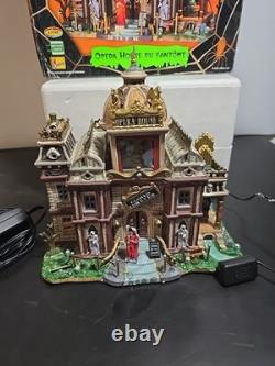 Lemax Spooky Town PHANTOMS OPERA HOUSE Retired FULLY FUNCTIONING Halloween