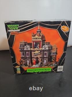 Lemax Spooky Town PHANTOMS OPERA HOUSE Retired FULLY FUNCTIONING Halloween