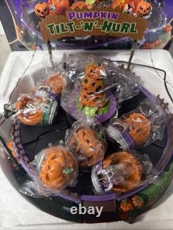 Lemax Spooky Town Pumpkin Tilt-n-Hurl #94487 2019 Retired(Not Working)