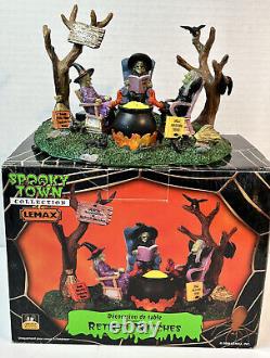 Lemax Spooky Town Retired Witches RARE Released 2009 Retired 2011 #94966