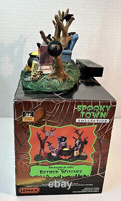 Lemax Spooky Town Retired Witches RARE Released 2009 Retired 2011 #94966