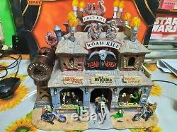 Lemax Spooky Town Road Kill Roadhouse Used tested Item Worldwide Ship Sold as It