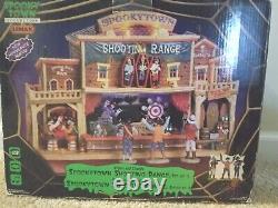 Lemax Spooky Town SHOOTING RANGE 2010 RETIRED RARE! EVERYTHING WORKS