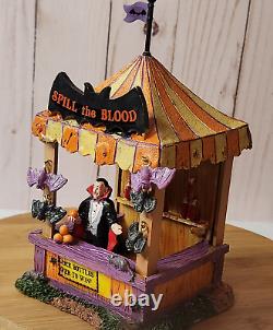 Lemax Spooky Town SPILL THE BLOOD Halloween Vampire Carnival #03808 RARE MINT