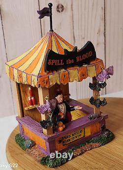Lemax Spooky Town SPILL THE BLOOD Halloween Vampire Carnival #03808 RARE MINT