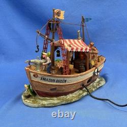 Lemax Spooky Town Sea Creature Hunt withBox 745944 -Retired 2007, Rare-Please Read