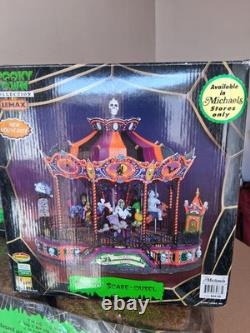 Lemax Spooky Town Spooky Scare-Ousel Halloween 2007 Sights & Sounds Table Accent