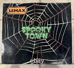 Lemax Spooky Town, The Crypt Casino, Halloween, RARE Retired 2018 Works Great