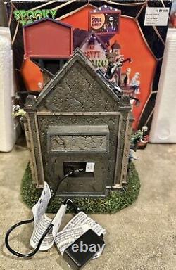 Lemax Spooky Town, The Crypt Casino, Halloween, RARE Retired 2018 Works Great