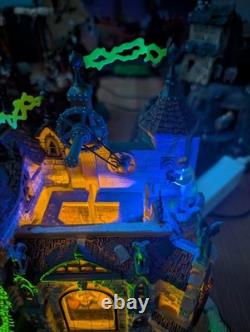 Lemax Spooky Town The Jolly Roger, Dead Mans Mine, Frankenstein Laboratory 3 Lot