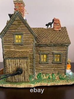 Lemax Spooky Town Vicki's Cattery Ex. Condition, Ceramic, Lights & Sound- Retired