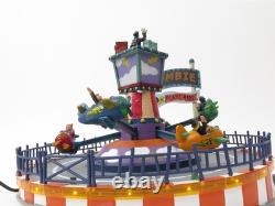 Lemax Spooky Town Zombie Plane Ride 64046 Carnival Lights Sound 2016 Box