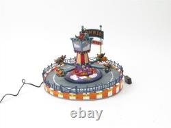 Lemax Spooky Town Zombie Plane Ride 64046 Carnival Lights Sound 2016 Box