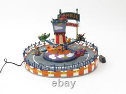 Lemax Spooky Town Zombie Plane Ride 64046 Carnival Lights Sound 2016 Box