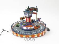 Lemax Spooky Town Zombie Plane Ride 64046 Carnival Lights Sound 2016 Box