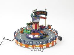 Lemax Spooky Town Zombie Plane Ride 64046 Carnival Lights Sound 2016 Box