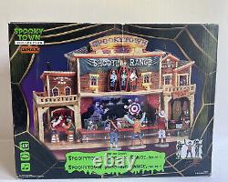 Lemax Spookytown Halloween Shooting Range Lights & Sounds Building