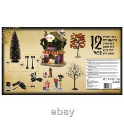 Lemax Spookytown Quick Bite Spider Diner Set