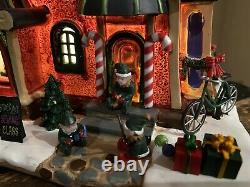 Lemax St. Nick Elf Academy Lighted Christmas Village VHTF! New In Box RARE