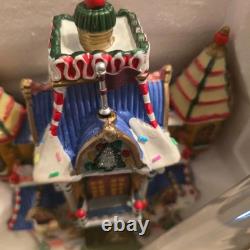 Lemax Sugar'N Spice 18 Pc Village Lot Gingerbread Palace Trees Train Christmas