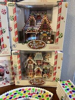 Lemax Sugar N Spice 36 Piece Village Houses & Accessories Collection RETIRED