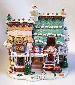 Lemax Sugar N Spice Toy Chest Porcelain Village Light Up House Original Box 6.5