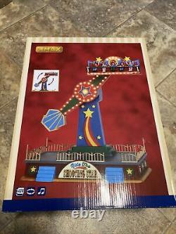 Lemax THE SHOOTING STAR Carnival Ride Amusement Park Holiday Village Animated
