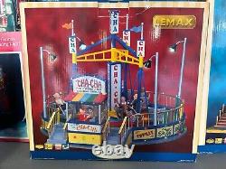 Lemax The Cha-Cha Carnival Ride Lights/Sound/Motion In Box Tested & Working