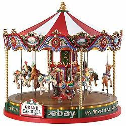 Lemax The Grand Carousel with Adapter Christmas Caddington Village 84349