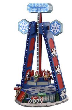 Lemax The Spinning Snowflake Holiday Village Carnival Animated & Musical