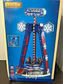 Lemax The Spinning Snowflake Village Carnival Ride Animated Sights And Sounds