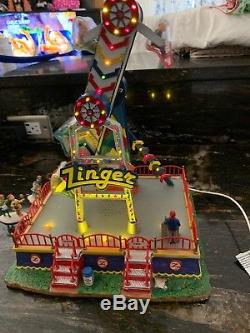 Lemax The Zinger Carnival Ride Christmas Village Zipper Fair Animated Motion