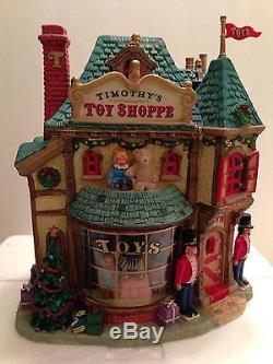 Lemax Timothys Toy Shoppe Holiday Christmas Village Lighted Retired Discontinued