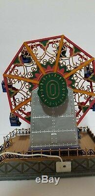 Lemax Victorian Flyer Ferris Wheel Christmas Village Carnival Ride